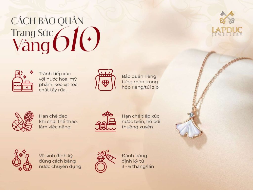 v&agrave;ng 610 l&agrave; v&agrave;ng g&igrave;
