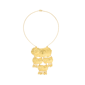 Dây Chuyền Cưới Vàng 980 Heo 3 Tầng