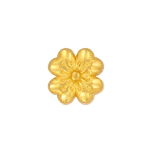 Phụ Kiện Charm Vàng 999 Cỏ 4 Lá