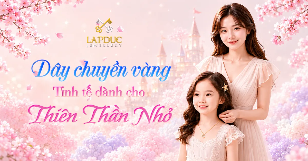 Dây Chuyền Vàng Cho Bé: Quà Tặng Ý Nghĩa Cho Bé Yêu 30 Lập Đức Jewellery,trang sức cao cấp