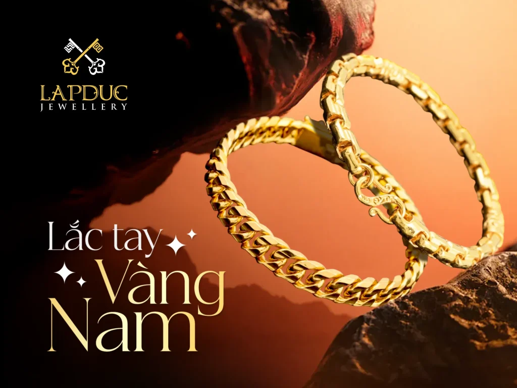 lắc tay v&agrave;ng nam