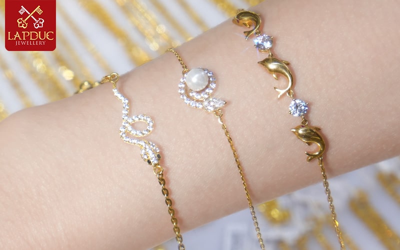 Lắc tay vàng 18K dưới 2 triệu