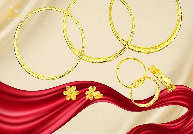 Đa dạng mẫu mã trang sức cưới