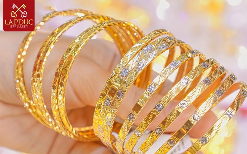 bộ vòng ximen vàng 18K